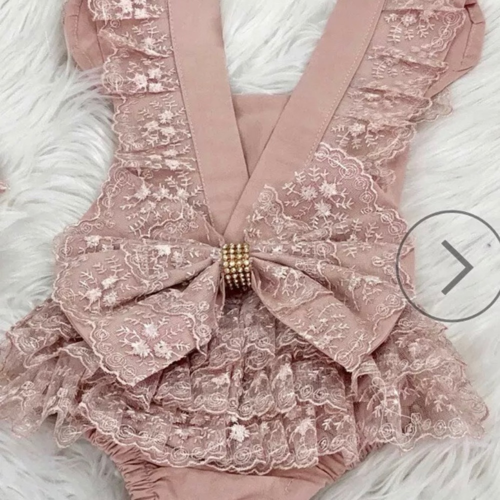 6m romper with rhinestone